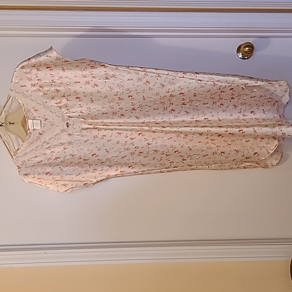 Pink Floral Nightgown